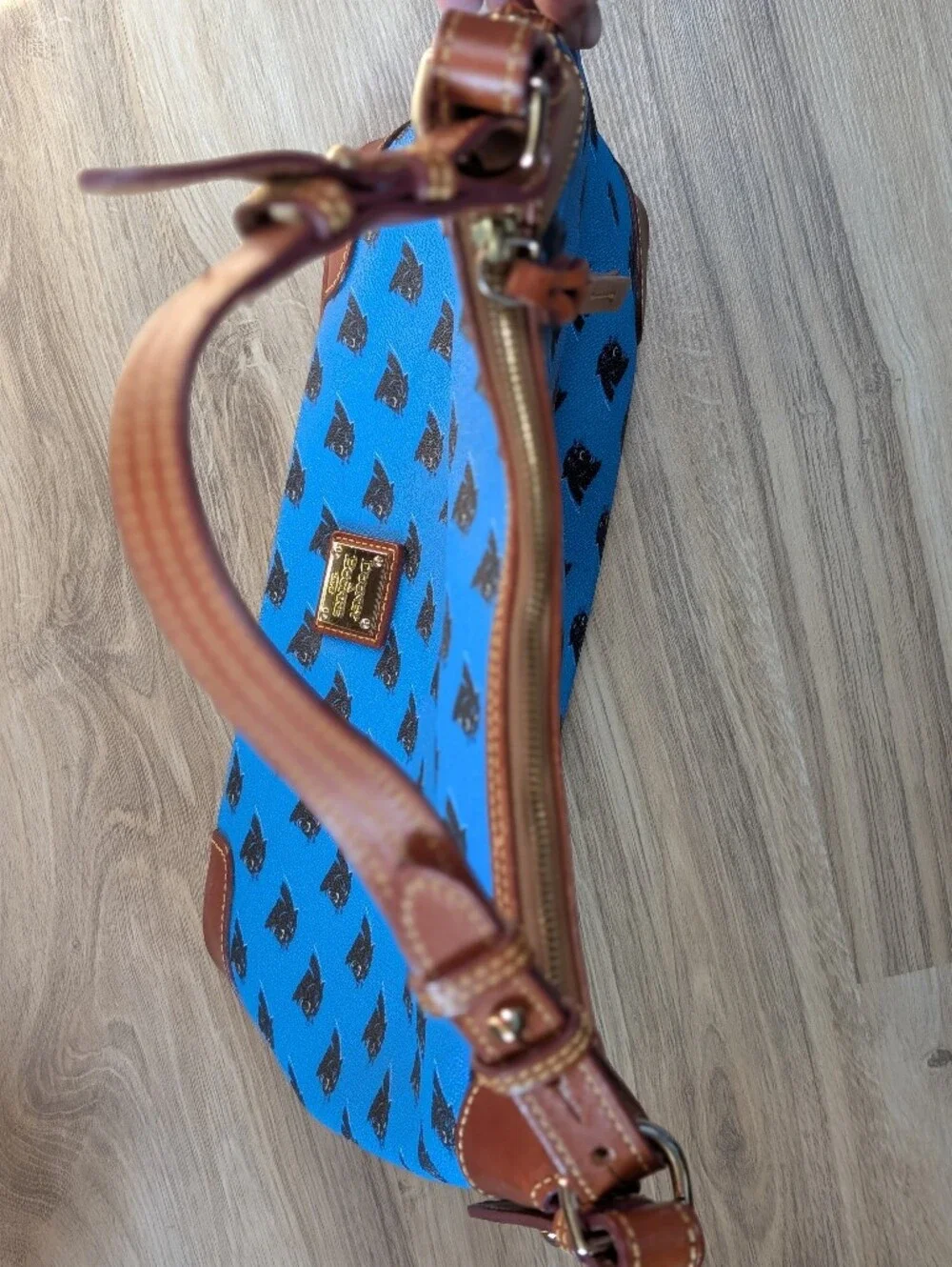 Dooney & Bourke Carolina Panthers Hobo Red Liner Purse Shoulder bag